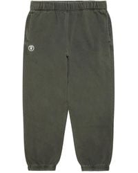 Aape By A Bathing Ape - Logo-Plaque Cuffed Track Pants - Lyst