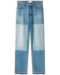Stella McCartney - Patchwork Straight-Leg Jeans - Lyst