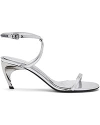 Alexander McQueen - Armadillo Sandals With Metal Barrette - Lyst