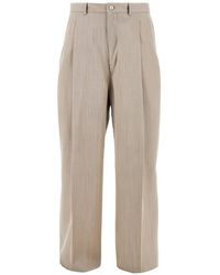Cmmn Swdn - Twill-Hose Mit Falten - Lyst