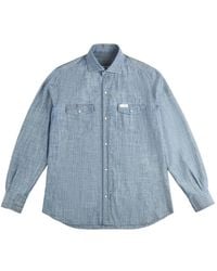 Fay - Camisa Archive Con Bolsillo De Solapa - Lyst