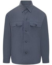 BOSS - Surchemise Ample En Laine - Lyst