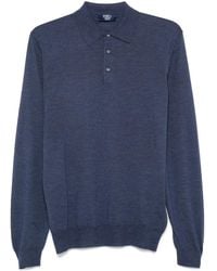 Fedeli - Fein Gestricktes Poloshirt - Lyst