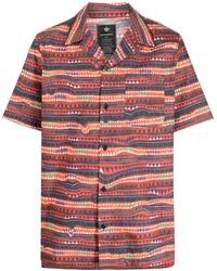 Maharishi - Chemise En Coton Biologique À Manches Courtes - Lyst