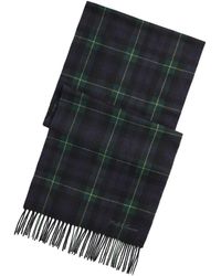Ralph Lauren - Karierter Fransenschal Aus Kaschmir - Lyst