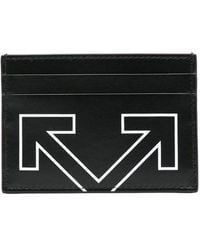 Off-White c/o Virgil Abloh - Heritage Card Case Black - White - Lyst
