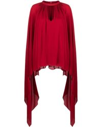 Elie Saab - シャーリング シルクブラウス - Lyst