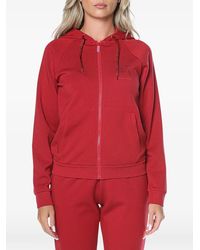 ARMANI EXCHANGE - Logo-Embellished Zip-Up Hoodie - Lyst