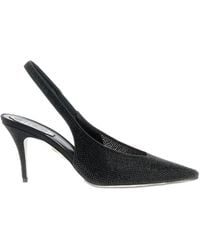 Rene Caovilla - 80Mm Jinny Crystal-Appliqué Slingback Pumps - Lyst