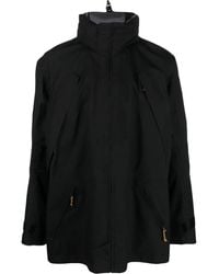 GR10K - High-Neck Zip-Fastening Parka Jacket - Lyst