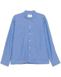NN07 - Reed Striped Button Shirt - Lyst