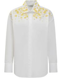 MSGM - Chemise À Broderies - Lyst