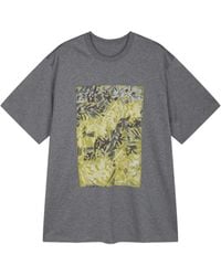 JNBY - T-Shirt Met Geflockte Grafische Print - Lyst