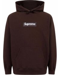 Supreme - Hoodie À Patch Logo - Lyst