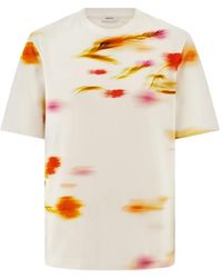 Ferragamo - Floral-Print T-Shirt - Lyst