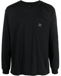 Needles - Logo-Appliqué Long-Sleeve T-Shirt - Lyst