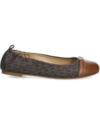 MICHAEL Michael Kors - Monogram-Pattern Ballet Flats - Lyst