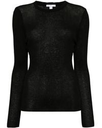 James Perse - Long-Sleeve Ribbed Sweater - Lyst