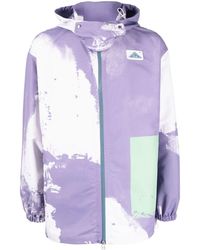 OAMC - Tie Dye-print Zip-up Hooded Jacket - Lyst