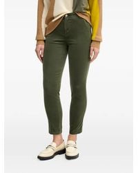 Benetton - Pantalones De Pana Con Cierre De Botón - Lyst