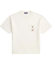 Ralph Lauren - T-Shirt À Poche À Détail Ours - Lyst