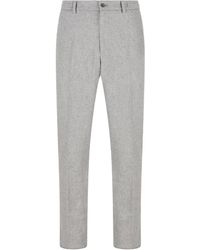 Tagliatore - Virgin Wool Trousers - Lyst