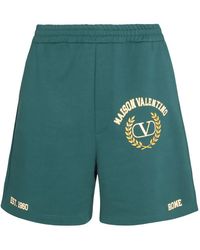 Valentino Garavani - Maison Cotton Sweatpants - Lyst