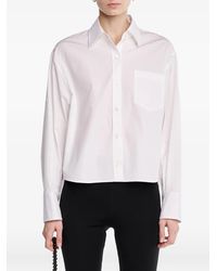 Maria McManus - Button-Sleeve Cropped Shirt - Lyst
