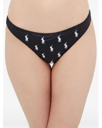 Polo Ralph Lauren - Logo-Print Bikini Bottoms - Lyst