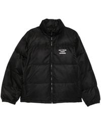 Drole de Monsieur - Slogan-Print Padded Jacket - Lyst