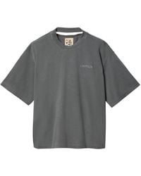 CAMPERLAB - T-Shirt Mit Logo-Stickerei - Lyst