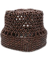 Cordera - Sombrero De Pescador Con Cuentas De Madera - Lyst