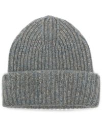 Soft Goat - Marled Ribbed-Knit Beanie Hat - Lyst