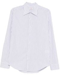 Fursac - Striped-Pattern Long-Sleeve Shirt - Lyst
