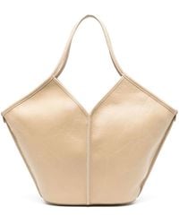 Hereu - Calella Distressed Leather Tote Bag - Lyst