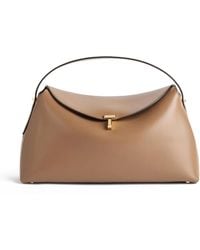TOTEME - Bolso de cuero T-Lock con asa en la parte superior - Lyst