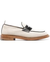 Thom Browne - Mocasines penny con diseño colour block - Lyst