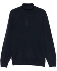 Canali - Roll-Neck Wool Sweater - Lyst