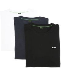 BOSS - Logo-Print T-Shirt (Set Of Three) - Lyst
