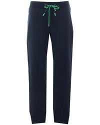 Patrizia Pepe - Logo-Print Side-Stripe Track Pants - Lyst