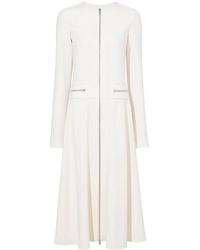Proenza Schouler - Joanne Panelled Crepe Maxi Dress - Lyst
