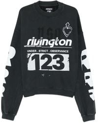RRR123 - Graphic-Print Logo-Sleeve Sweatshirt - Lyst