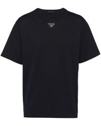 Prada - Classic Crew Neck T-Shirt - Lyst