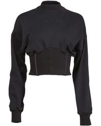 Fleur du Mal - Pullover Mit Corsage - Lyst