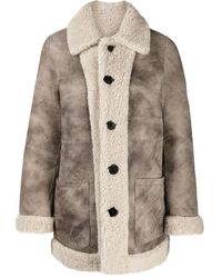 Zadig & Voltaire - Reversible Shearling Jacket - Lyst