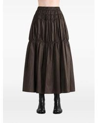 Amomento - Shirred Tiered Skirt - Lyst