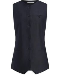 12 STOREEZ - Rotunda Button-Up Vest - Lyst