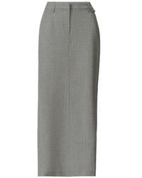 Fabiana Filippi - Rear-Slit Skirt - Lyst