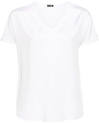 Kiton - Camiseta Con Cuello En V - Lyst