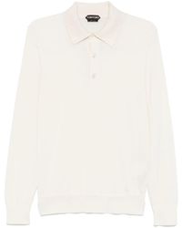 Tom Ford - Fine-Knit Polo Shirt - Lyst